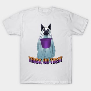 Trick or Treat Ghost Dog T-Shirt